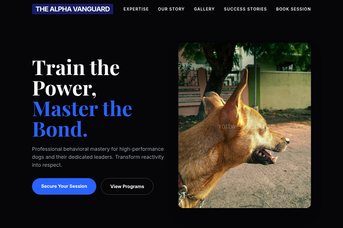 Protector Dog Behavior