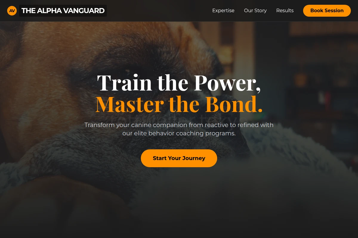 Firm Dog Behavior