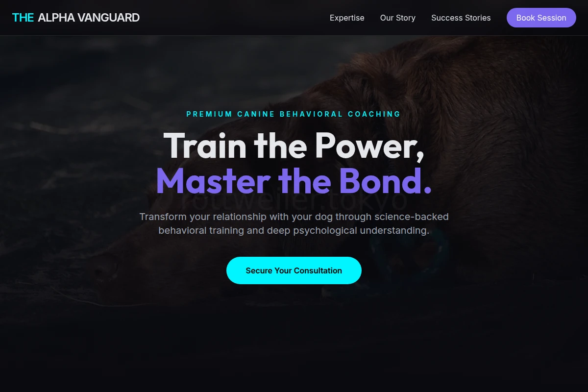 Bold Dog Behavior