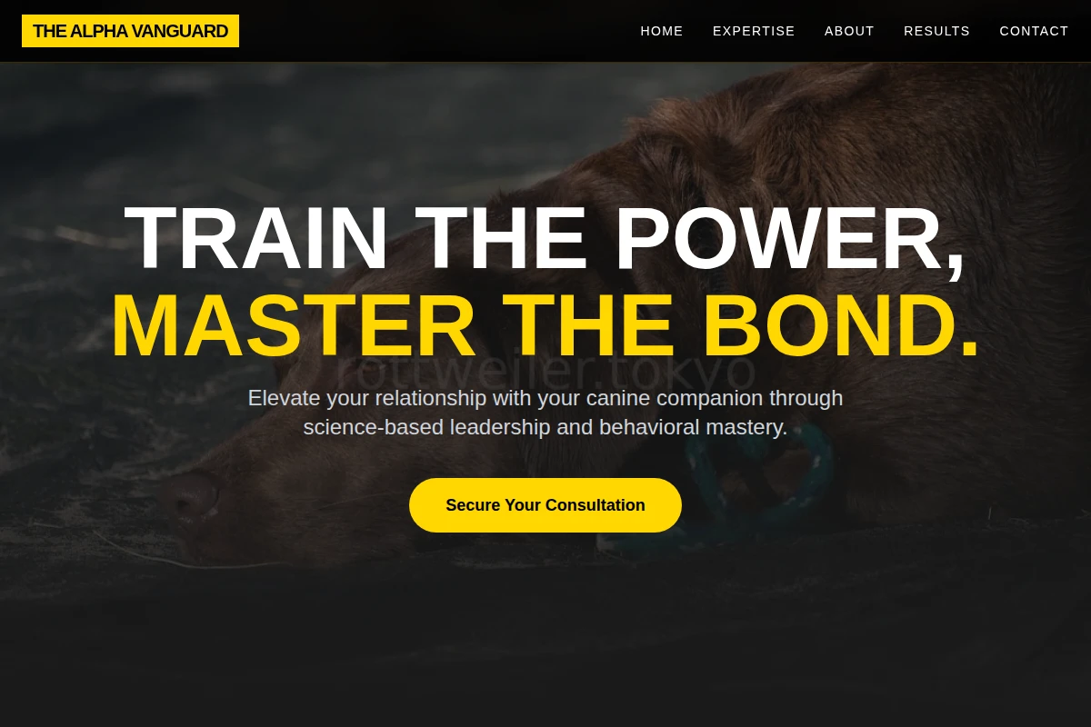 Command Dog Behavior