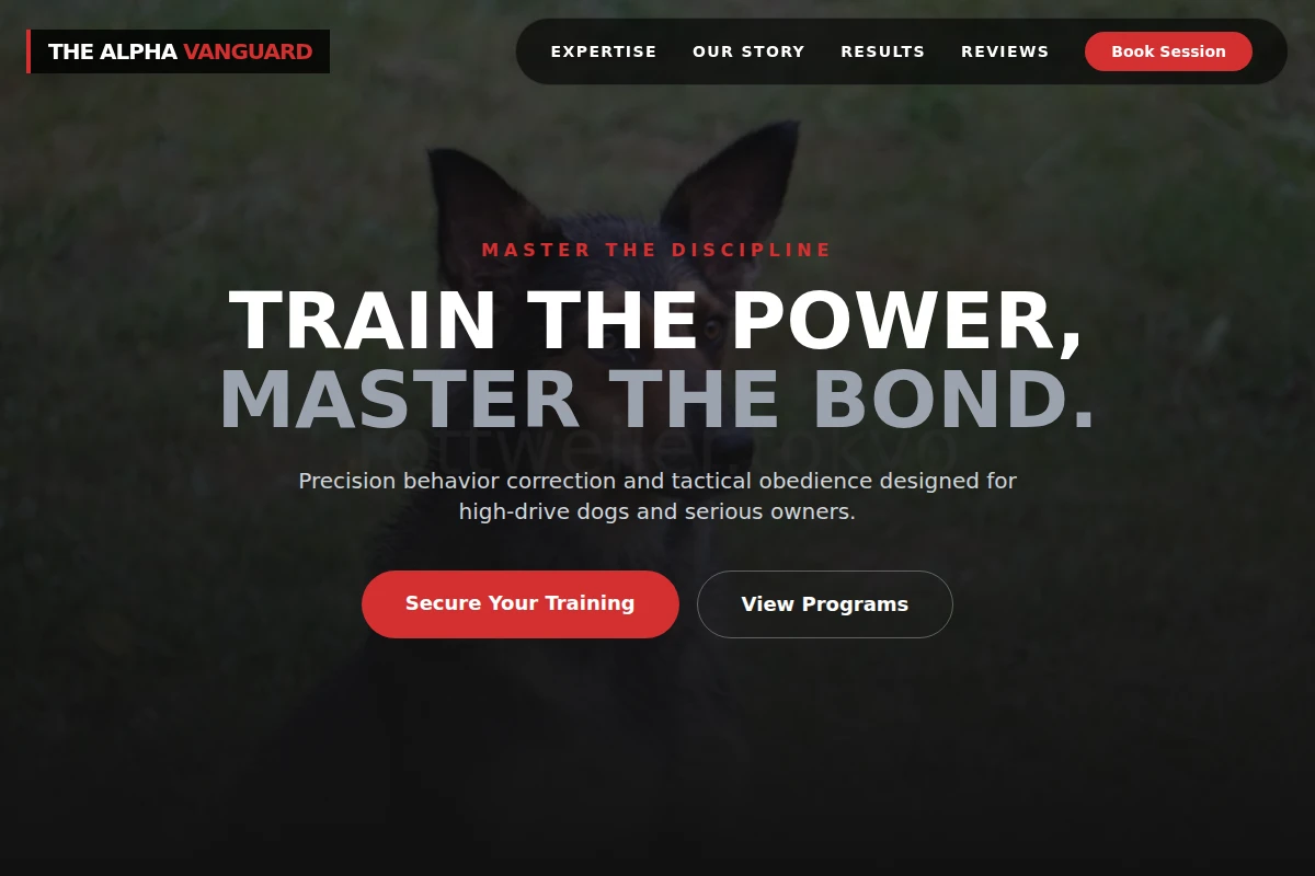Tactical Dog Behavior