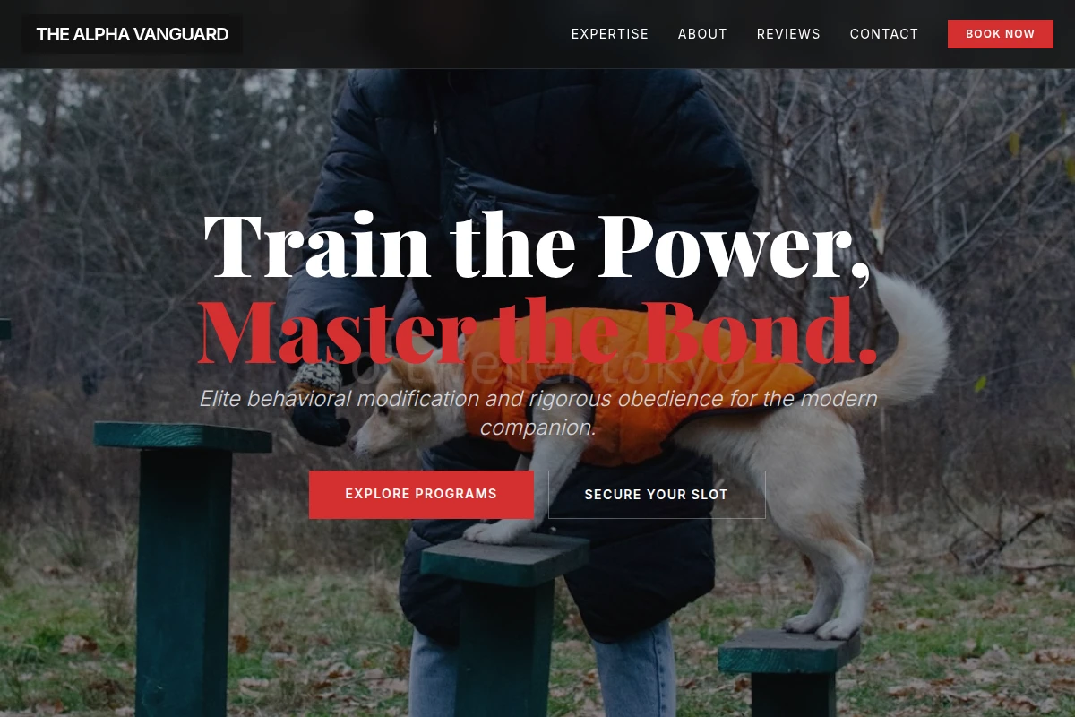 Rigorous Dog Training