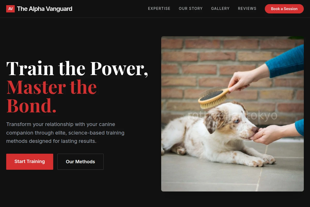 Bond Dog Training